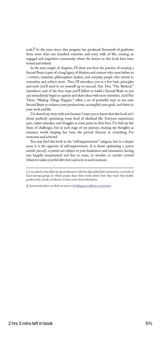 chadmaughan's tweet photo. @fortelabs @fortelabs congrats! 

Reading on Kindle app (on iOS) and the formatting has problems. Small apparent images of pages in some places, correct formatting for others. Also, missing the “fi” character combination from every word. Thought you might like to know.

Excellent content! https://t.co/Mtp1EKo4u0