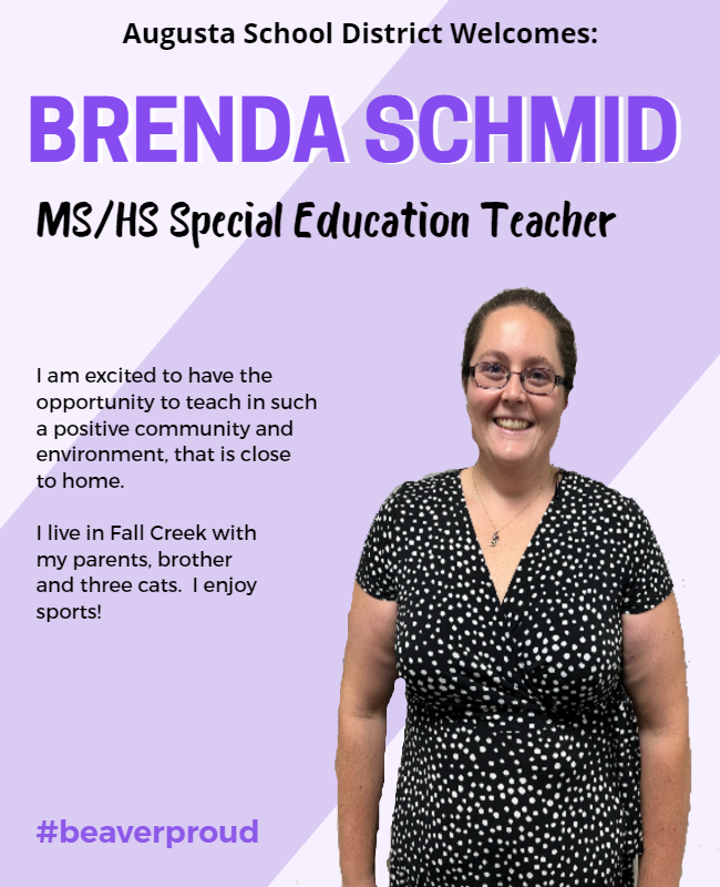 augusta_beavers's tweet photo. New staff spotlight! We are excited you are here!
#beaverproud https://t.co/d2DFcpS9X6