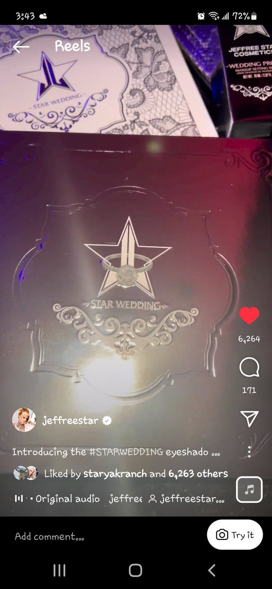 autismamimakeup's tweet photo. @JeffreeStar
#starwedding #jeffreestar #jeffreestarcosmetics #starranch
#makeup https://t.co/MVjFXikPPT