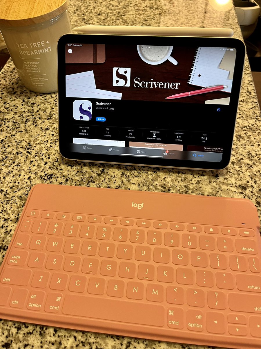 MUSICTHEORYAUG's tweet photo. So @ScrivenerApp is the first thing Iโm installing on my new iPad. #dissertationstation https://t.co/rukD49jba9