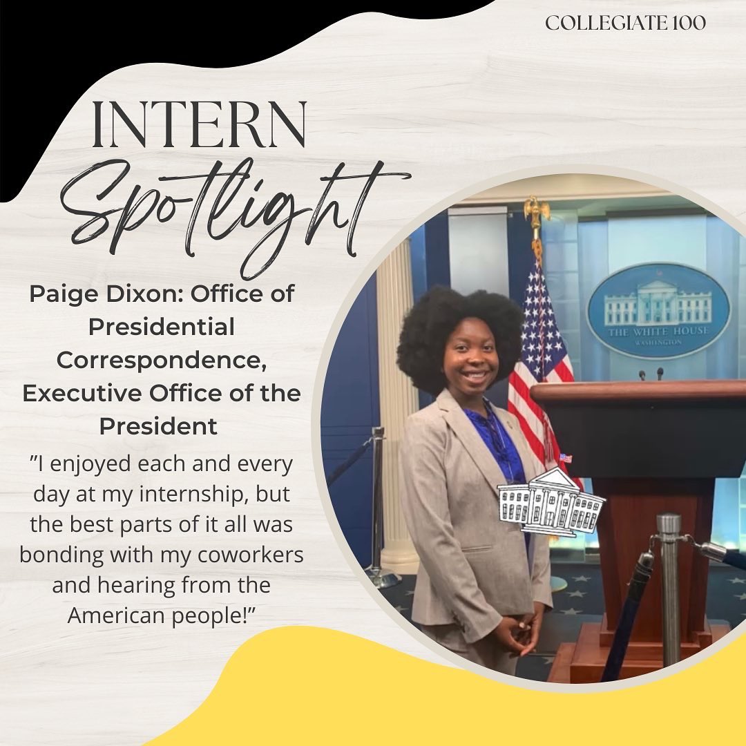 100ONTHEHILL's tweet photo. C100 is back!! We have a lot of great things for you this semester but we’ve also been doing great things this summer. We wanted to spotlight a few of our members who completed a summer internship. Congrats and great job to everyone who completed an internship this summer! https://t.co/Ff2ZeH2hOs