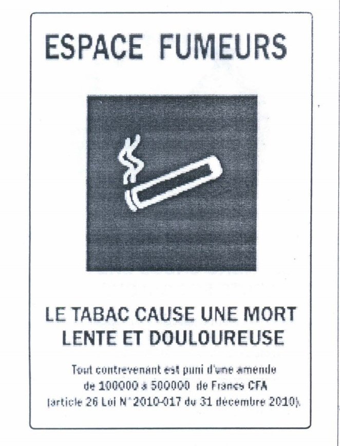 BibiPacome's tweet photo. A travers l'arrêté n°139/2013/MS/CAB/DGS/DSSP du 20 Août 2013 le ministère de la santé a fixé les modèles de signalisation des interdictions de fumer dans les lieux publics et d'indication des espaces fumeurs aménagés.

 #TgTwittos #Togo #InterdictiondeFumer #AntiTabac https://t.co/gqV8PvUMy6