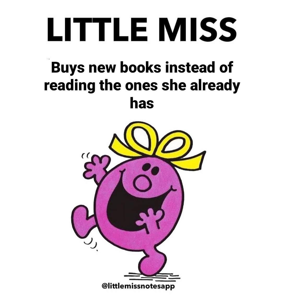 BexBookaholic's tweet photo. Good job none of us would EVER do this... would we, #BookTwitter ?! 🙄😭🤣 https://t.co/mI1A3yphOZ