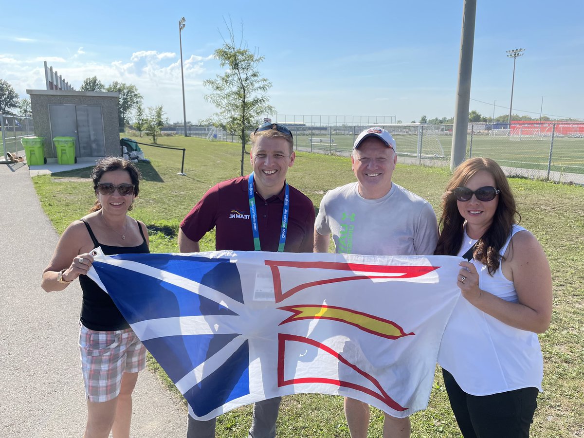 FureyAndrew's tweet photo. Special day @CanadaGames #Niagara2022 with Newfoundland and Labrador’s fantastic contingent. So proud of our province’s performance.

Great to meet with Chair Evan Johnston and CEO Kelly-Ann Paul as well, particularly as we get set to host the 2025 Games in St. John’s! https://t.co/3XwYbvGsCM