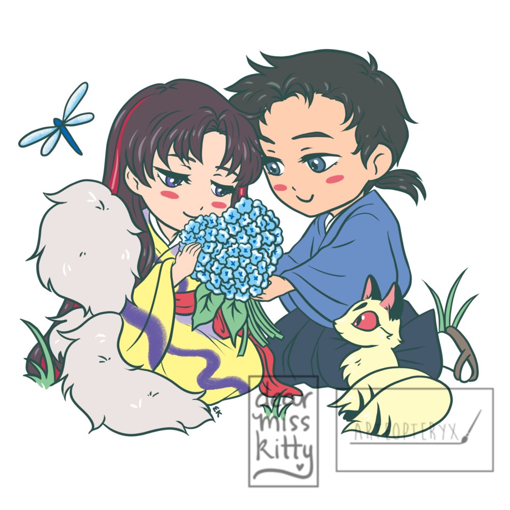 dearmisskitty's tweet photo. 💐💕
Lovely flowers for a lovely lady. Please enjoy this #setsui design made for @ArteopteryxArt 
Follow me for updates when this keychain will be available in hand. 😊💕
#hisetsu #ひすせつ #せつ翠
#半妖の夜叉姫 #hanyonoyashahime https://t.co/CghfrfHsx9