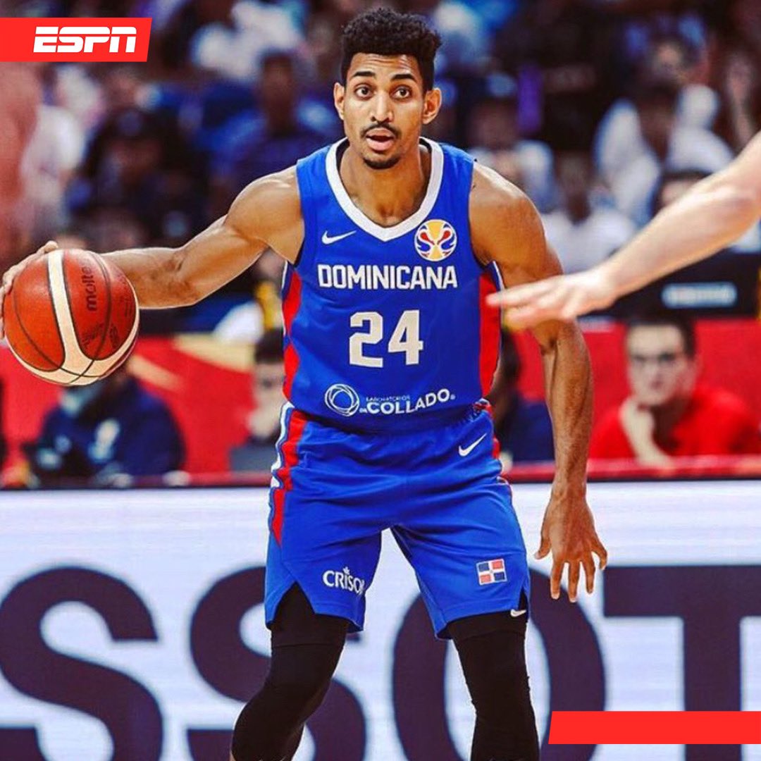 ESPN_DO's tweet photo. Gelvis Solano no jugará con 🇩🇴🏀 en la 4ª ventana debido a compromisos con los Cocodrilos de Caracas🇻🇪

#ESPN https://t.co/ijxJjnOwof
