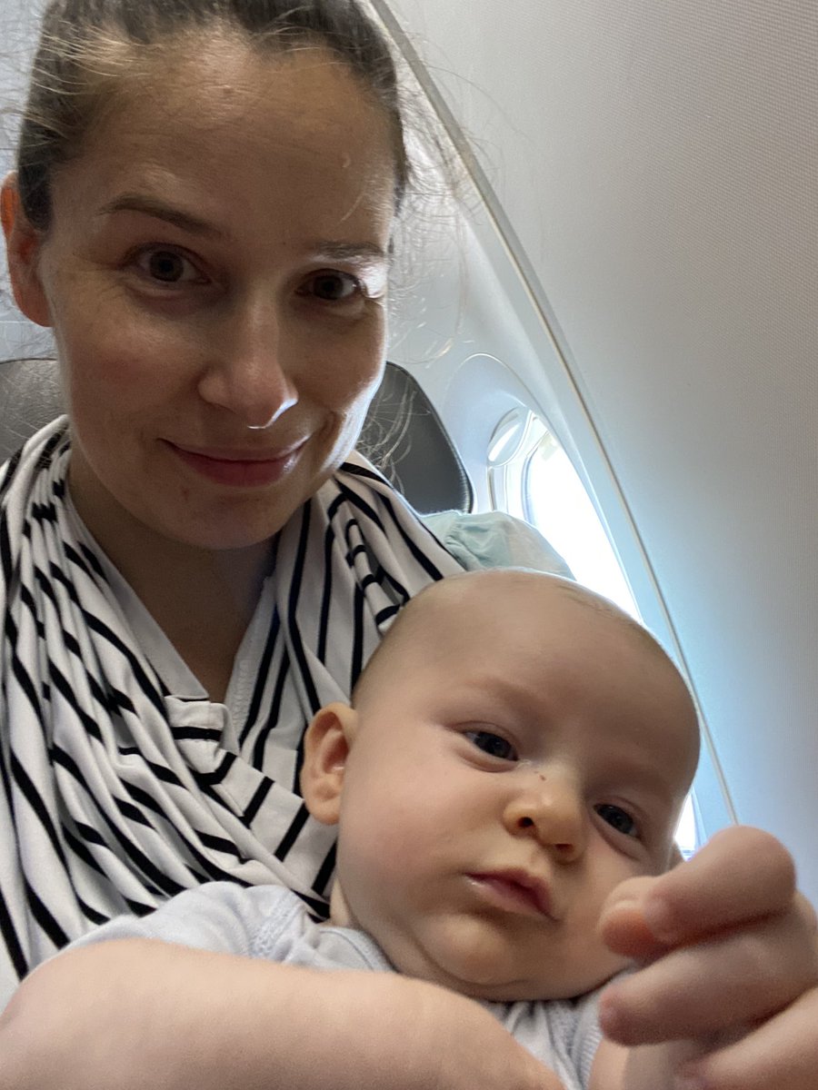 We’re en route to #ACSFall2022 in Chicago! Baby Levi would like you to know that he’s made a very important discovery: his hands.