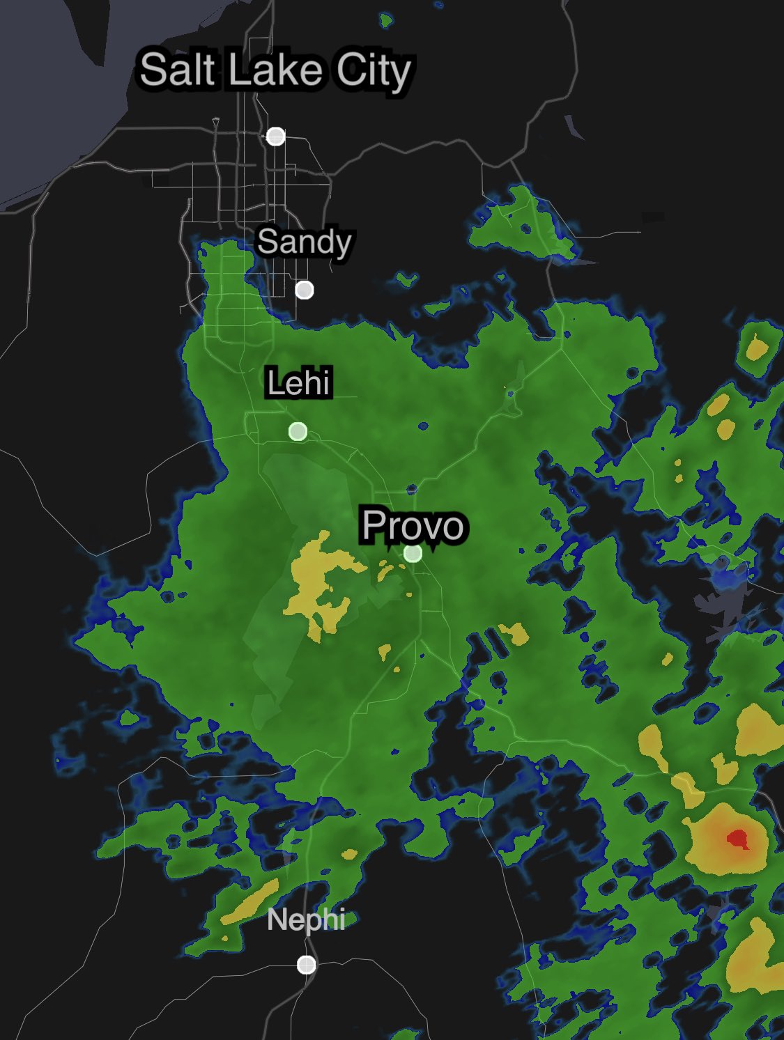 Wasatch Snow Forecast on Twitter: "A good soaking for Provo today. #