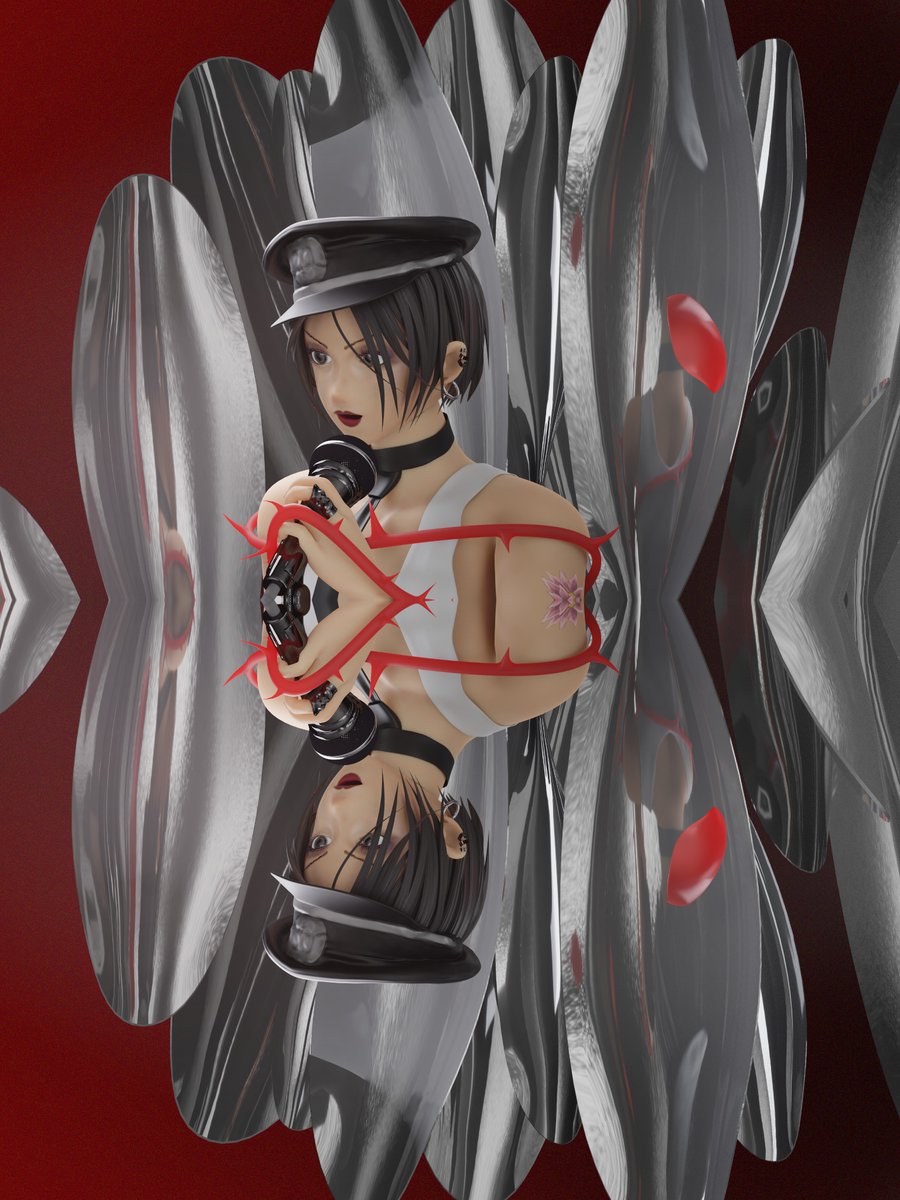 stonefree0's tweet photo. Nana Osaki, mirror of lotus petals, thorns of blood. My passion, my prison. 
#nana #nanaanime #nanaosaki #cg #3dart #blender #3dmodeling #AnimeArt #animegirl https://t.co/2KgoIga8gx