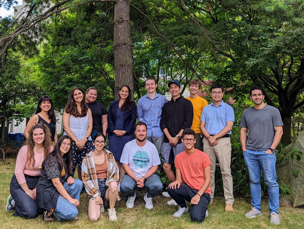 Emily D. Cranston - Research Group (@cranstonlab) on Twitter photo Yesterday was special-My 1st <a href="/CHBEUBC/">CHBE at UBC</a> student defended! Huge congrats to Marc Massicotte (in blue next to me) for expertly defending his thesis "Scalable Processing Strategies for Microencapsulation with CNCs". Thanks to supportive audience & examiners <a href="/GroupRojas/">Rojas_BiCMat_Group</a> <a href="/Sus_Funct_Bio/">Feng Jiang</a> Yesterday was special-My 1st <a href="/CHBEUBC/">CHBE at UBC</a> student defended! Huge congrats to Marc Massicotte (in blue next to me) for expertly defending his thesis "Scalable Processing Strategies for Microencapsulation with CNCs". Thanks to supportive audience & examiners <a href="/GroupRojas/">Rojas_BiCMat_Group</a> <a href="/Sus_Funct_Bio/">Feng Jiang</a>
