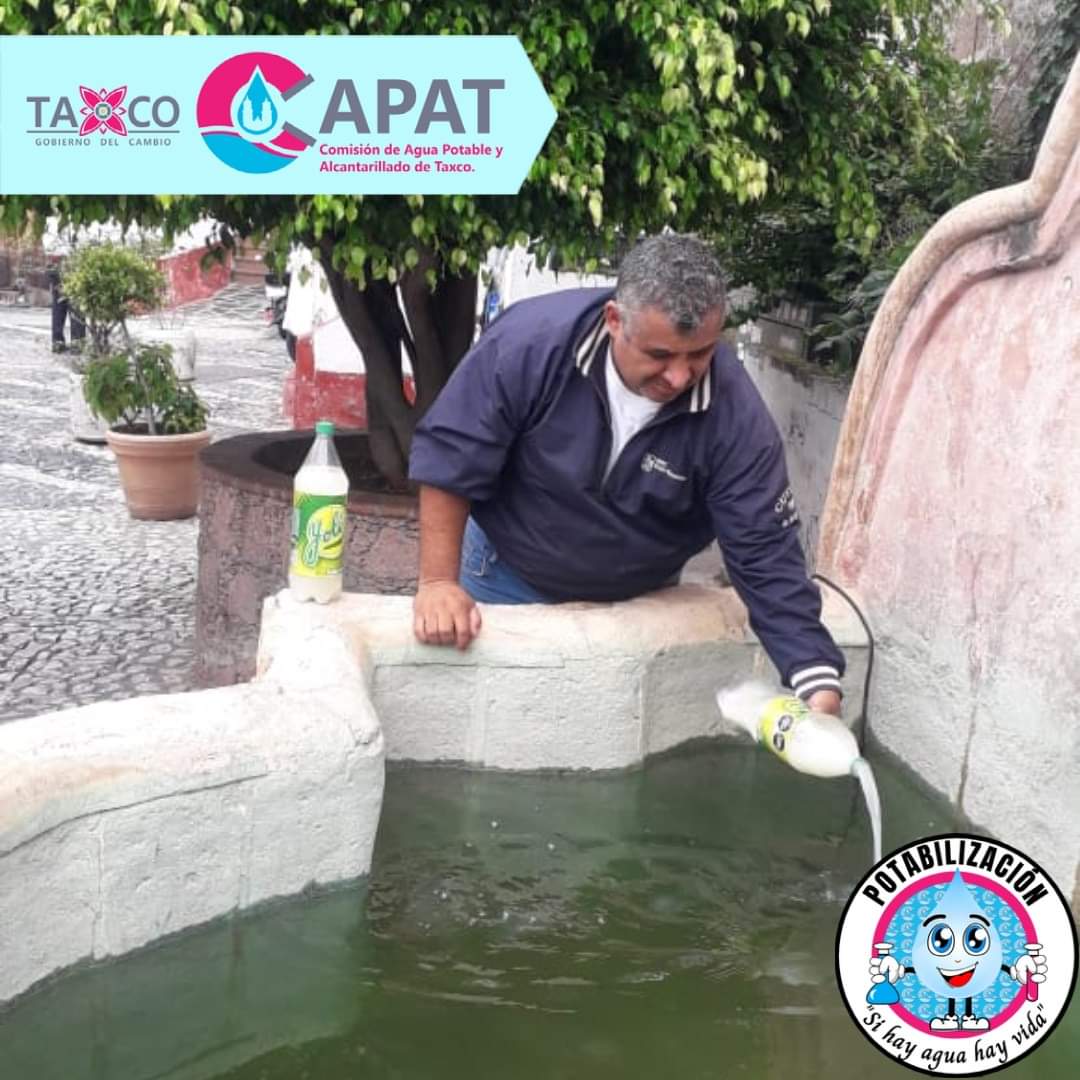 TrechoInforma's tweet photo. #TAXCO | "El departamento de #potabilizacion realiza mantenimiento en las fuentes del centro de la ciudad, a fin de mejorar su aspecto y evitar focos de infección": CAPAT 2021-2024.
#GobiernoDelCambio #Capat2124 #Taxco #Servicios #CadaGotaCuenta #CuidarElAguaEsTareaDeTodos #CAPAT https://t.co/3P9M17X2Xv