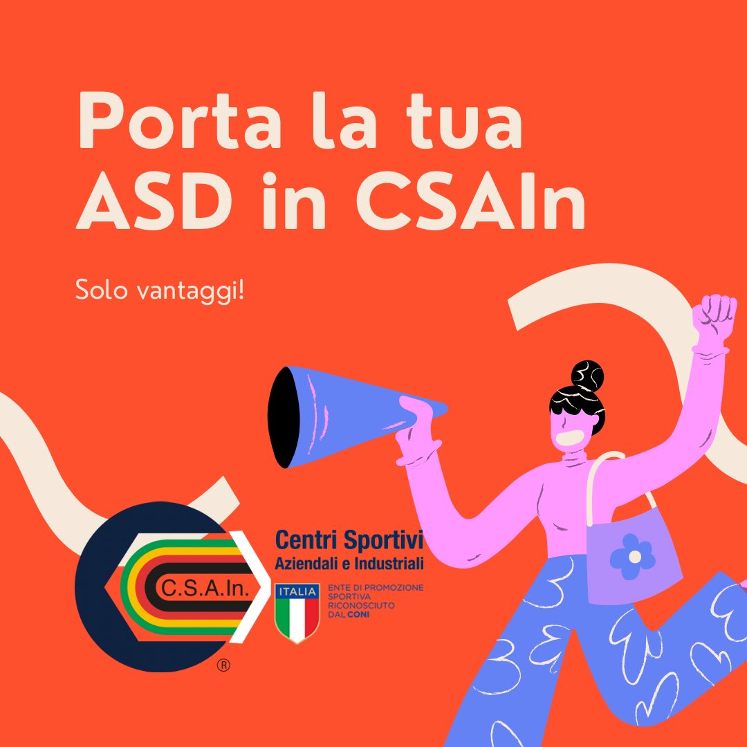📣 Porta la tua ASD In CSAIn Basilicata
🏆 Promozione sportiva a 360 gradi
🙋🏻‍♀️🙋🏽‍♂️ Agevolazioni, contributi, corsi di formazione sportiva, polizze assicurative, gestione tesserati, scadenze fiscali e adempimenti burocratici
#csainbasilicata #csain #sport #basilicata #lucania #italia