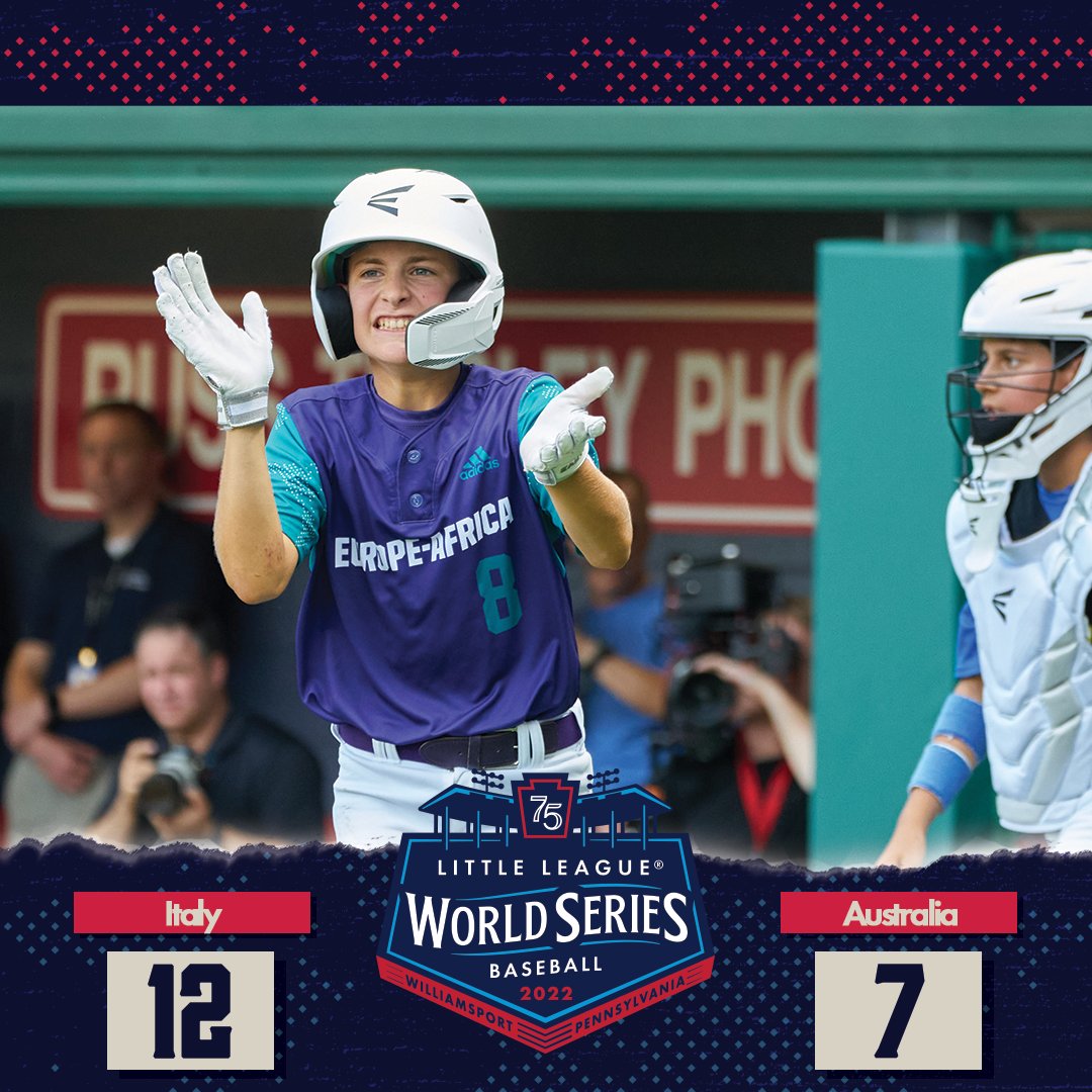 Little League on Twitter "Italy surges to avoid elimination LLWS