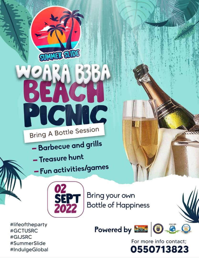 GIJ_SRC's tweet photo. 🏝🏝 Do you still wanna miss this fun trip???

Bluepen here again! Gij rep for #SummerSlide ticket sales! Call the number 0245618429 to purchase your ticket! 🔥 It’s still a cool GHS 300.00🤑. TIME NO DEY! ⏳ https://t.co/MC1VXLJt27
