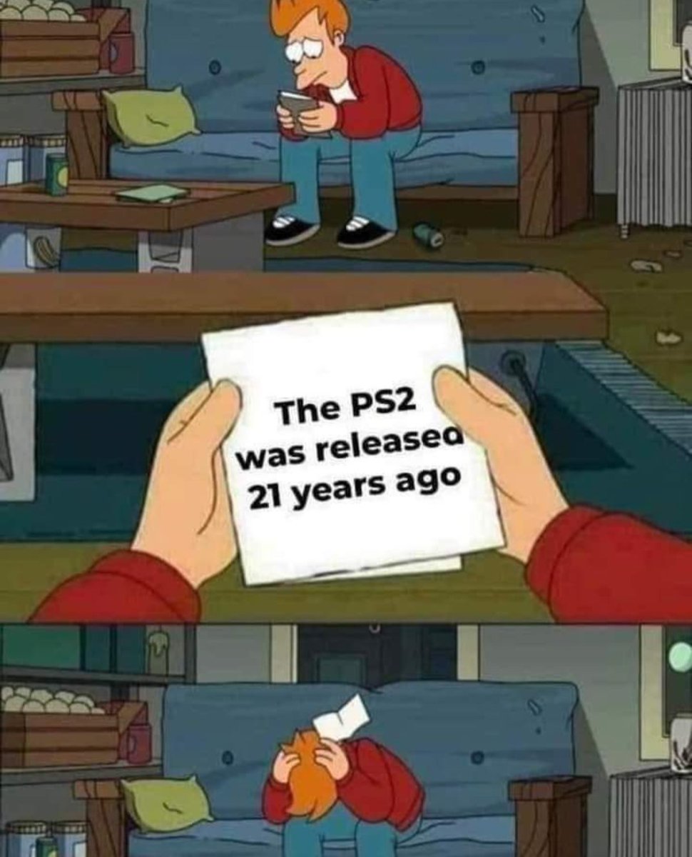 Chill_Gaming_'s tweet photo. How old do you #gamers feel right now lmao #ps2 #playstation #sony #bestconsoleever https://t.co/DmL02ZS4RR