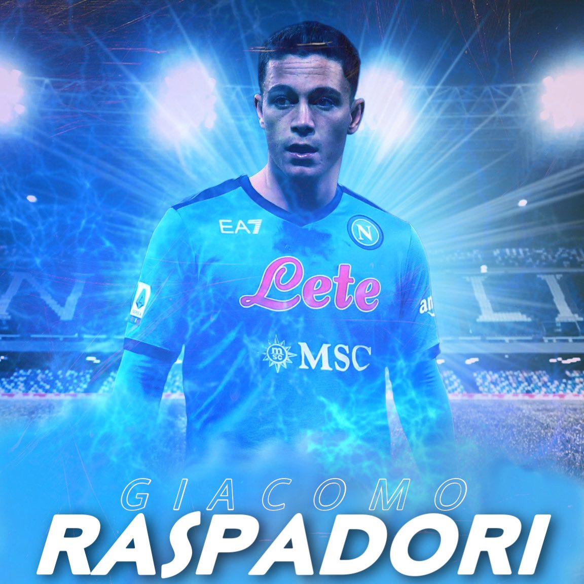 napolimedia_'s tweet photo. ✅UFFICIALE
#Raspadori è un nuovo giocatore del #Napoli
Benvenuto!💙 https://t.co/l1aBdI3B4A