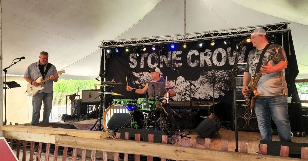 Paper City Trio rocking the Log Cabin Festival in Rice Lake. <a href="/stonecrowband/">stonecrow</a> headlining, starting at 7p. instagr.am/p/Chfo_wkJs5y/