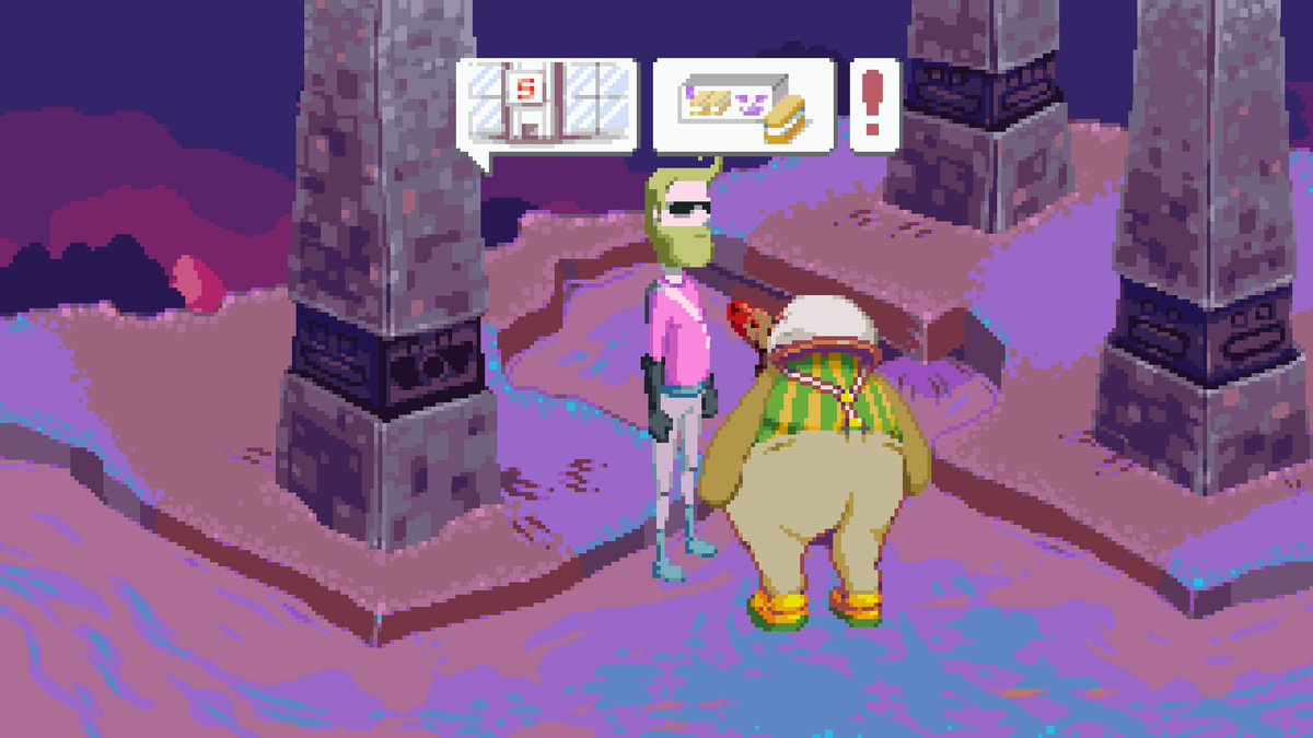 Jaconian's tweet photo. Jumped back into #Dropsy for #IndieSelect to see what I could get done and was able to accomplish almost nothing. I did hug a federal agent though (not pictured). Just more wandering, feeling lost & confused. Still haven't used at a walkthrough yet though. https://t.co/xTwdxDU83n