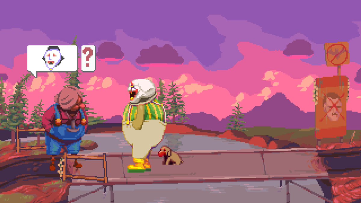 Jaconian's tweet photo. Jumped back into #Dropsy for #IndieSelect to see what I could get done and was able to accomplish almost nothing. I did hug a federal agent though (not pictured). Just more wandering, feeling lost & confused. Still haven't used at a walkthrough yet though. https://t.co/xTwdxDU83n