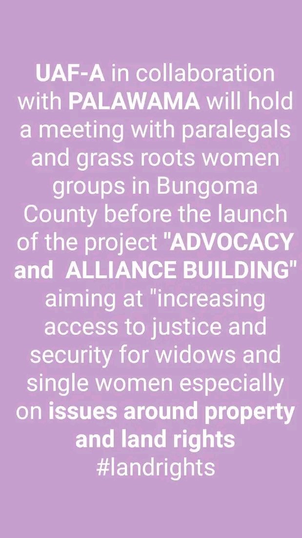 Its about time for women(widows and single women to step up and advocate for their rights.
#landrights
#propertyrights