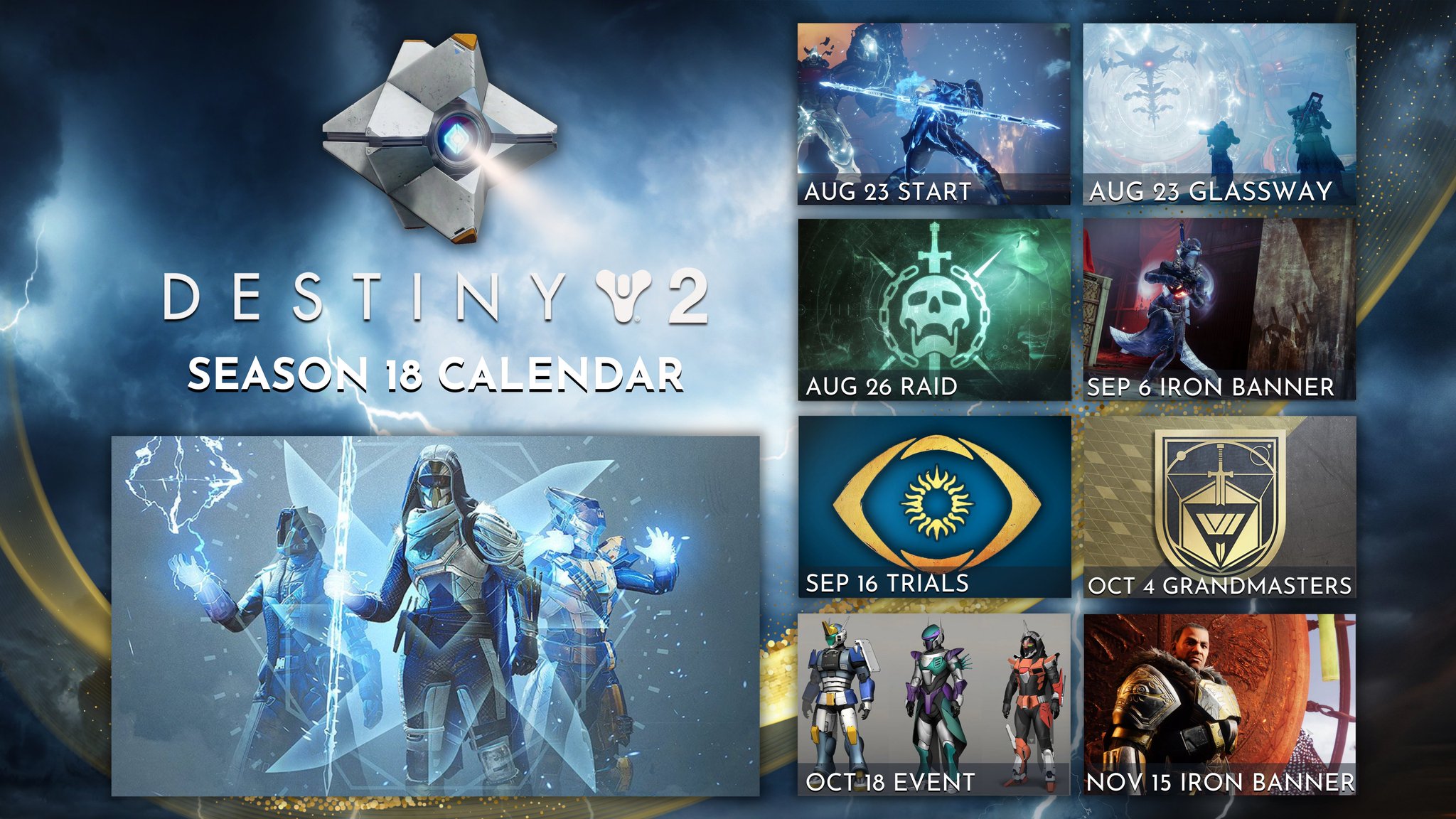 LUCKYY10P on Twitter "Destiny 2 Season 18 Calendar! *Subject to