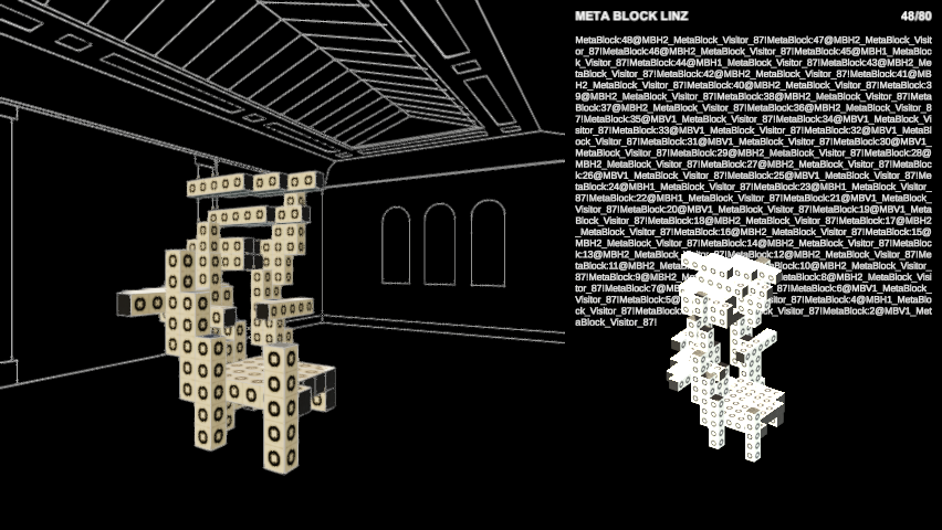 LinzMeta's tweet photo. New MetaBlock Community Structure! 
A meta-participatory project for the design &amp; construction of a 1:1 scale architectural prototype at MetaSpace exhibition at Francisco Carolinum Linz2022
MetaBlockBot:2022-08-20-10-40-54 https://t.co/98jXhLdYVT