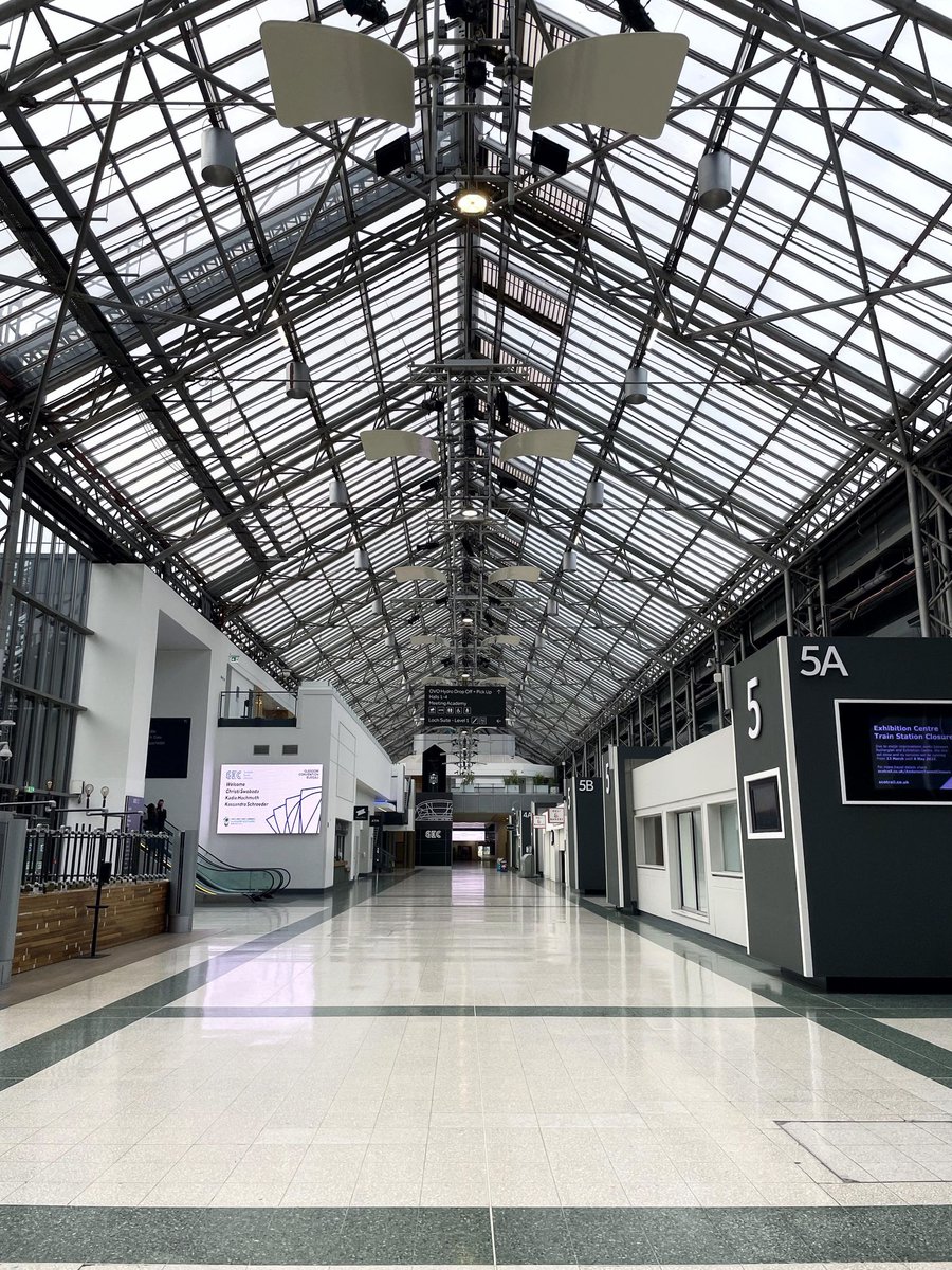 Quiet day at the SECC, when was the last time you visited? (Not including the Hydro or Armadillo 😉)