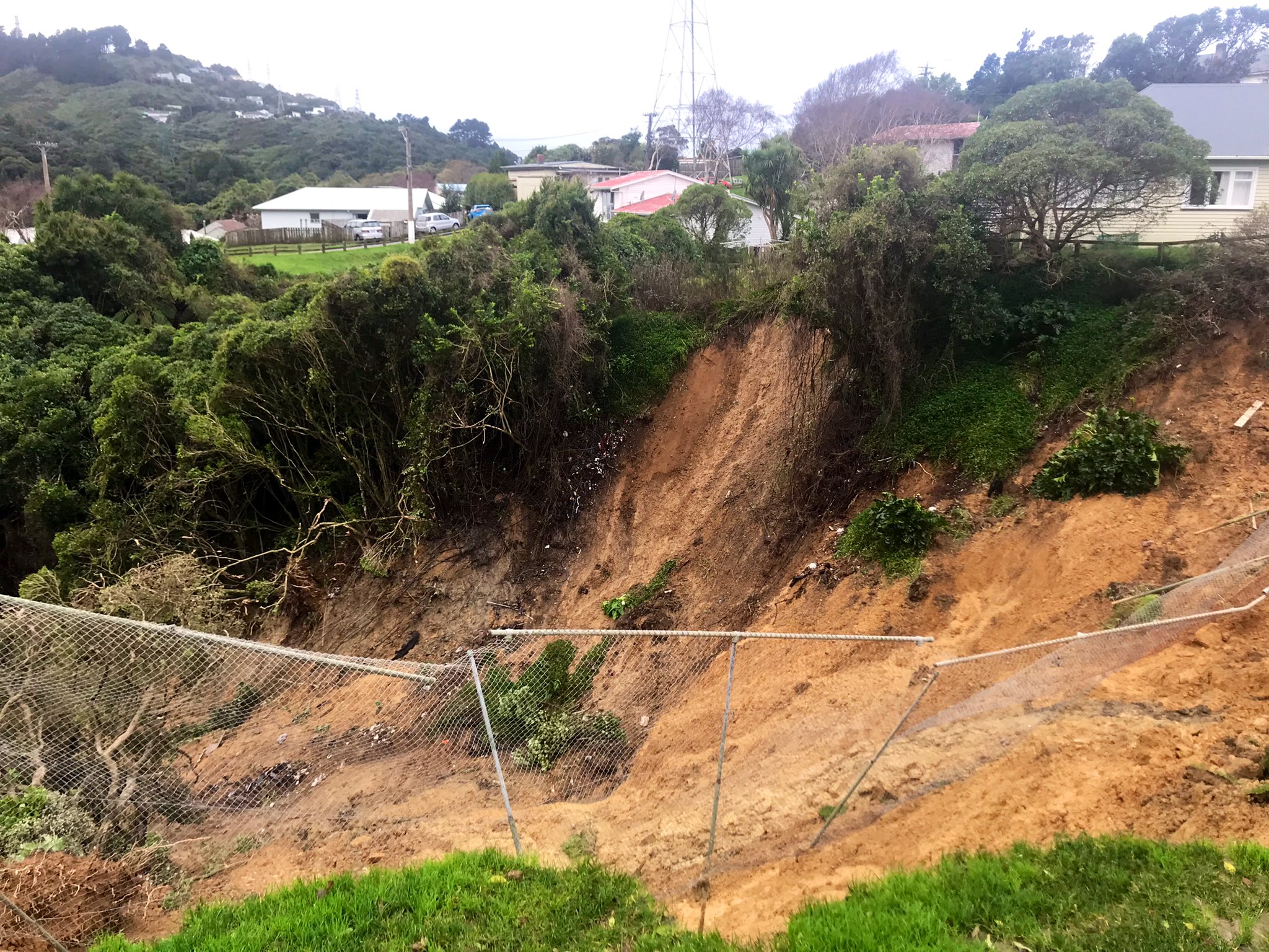 Tim Park on Twitter "Massive slip at Wilton Park has flowed through