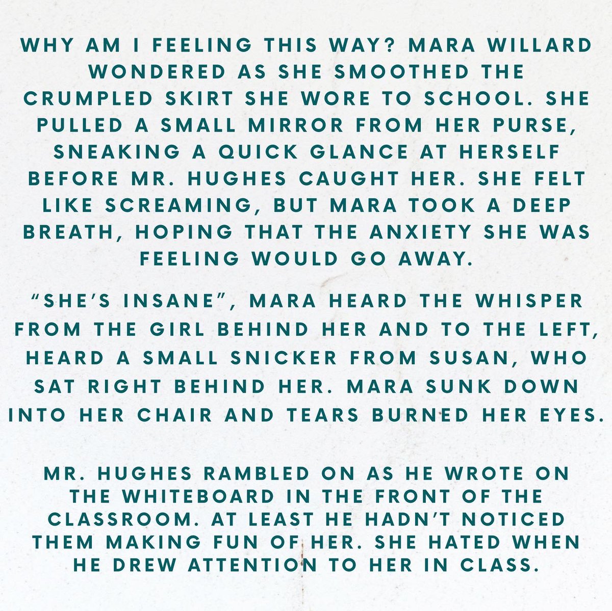OpendoorPoetry's tweet photo. SCARY MARA
BY JULIE A. DICKSON

Why am I feeling this way? Mara Willard wondered as she smoothed the crumpled skirt she wore to school...

For the full piece or other articles - visit https://t.co/fJkRNNdUS5

If you enjoy the content: #like #comment #share https://t.co/fptyQlaJpI