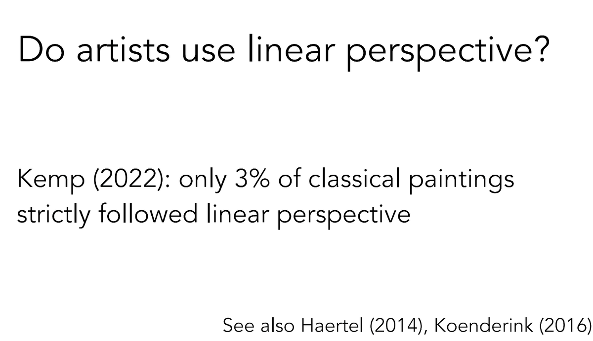 BartWronsk's tweet image. If you work with any images (photography, cinematography, CGI) as a digital artist, researcher, or engineer, this Siggraph 2022 course is a must: dgp.toronto.edu/~hertzman/sig2… "Beyond Linear Perspective:
Art, Human Vision, and Computer Graphics" 1/4