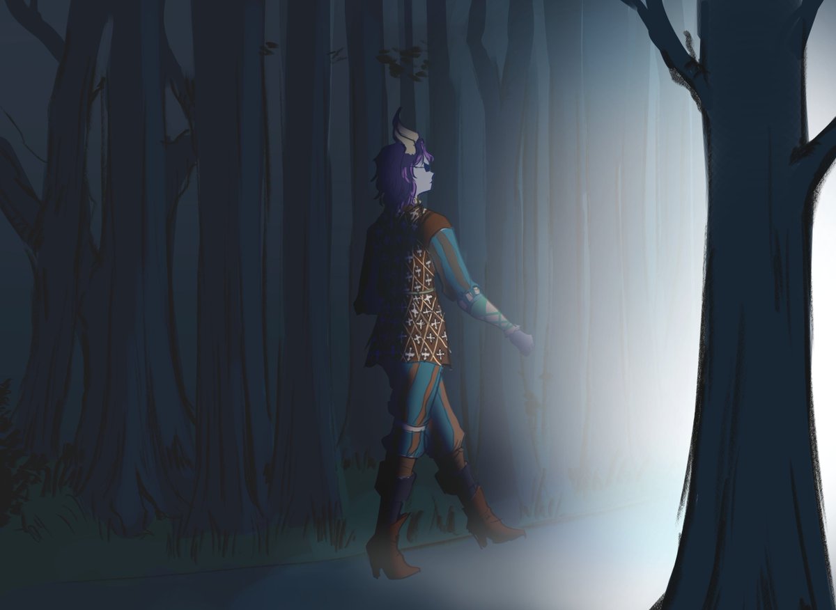 My Tav, post defending the grove, on her way to experience the Astarion romance scene (patch 8) #baldursgate3