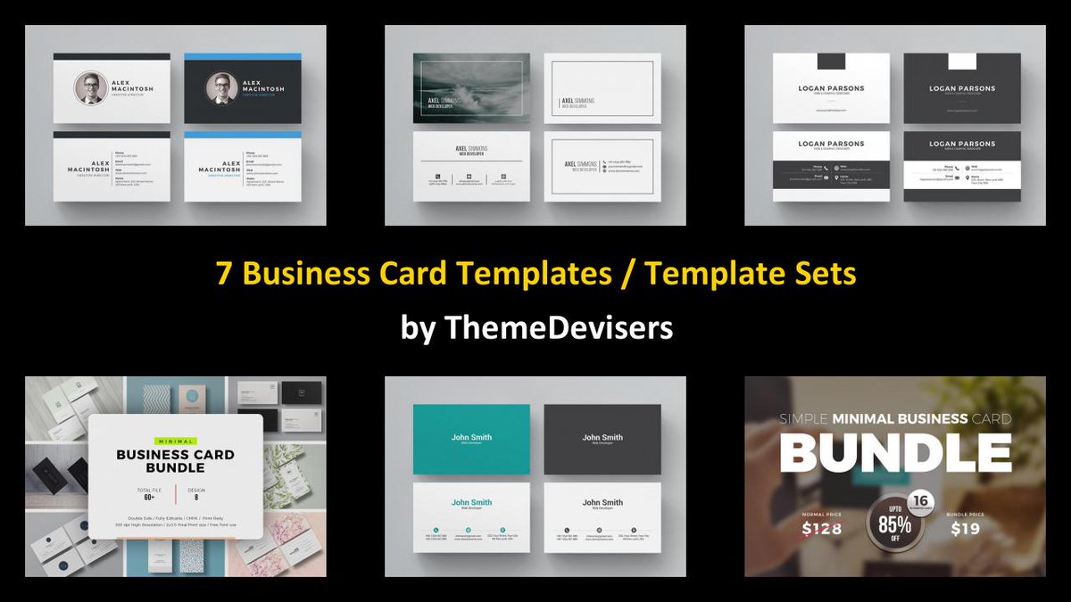 DavidZydd's tweet photo. 7 Business Card Templates / Template Sets by ThemeDevisers https://t.co/90NWqv3twZ #IdentityCards #entrepreneur #entrepreneur #CompanyCard #CardTemplate #IdentityCard #CardTemplates #card #CardTemplate #CompanyCard #IdentityCard https://t.co/3LZ0QCwYN3