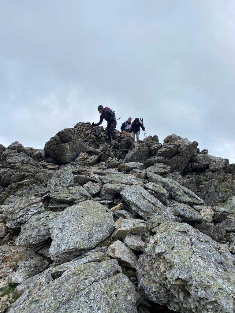 Oh, and forgot to mention new found rock climbing skills required in gale force winds! #ketasjourney #mndassociation