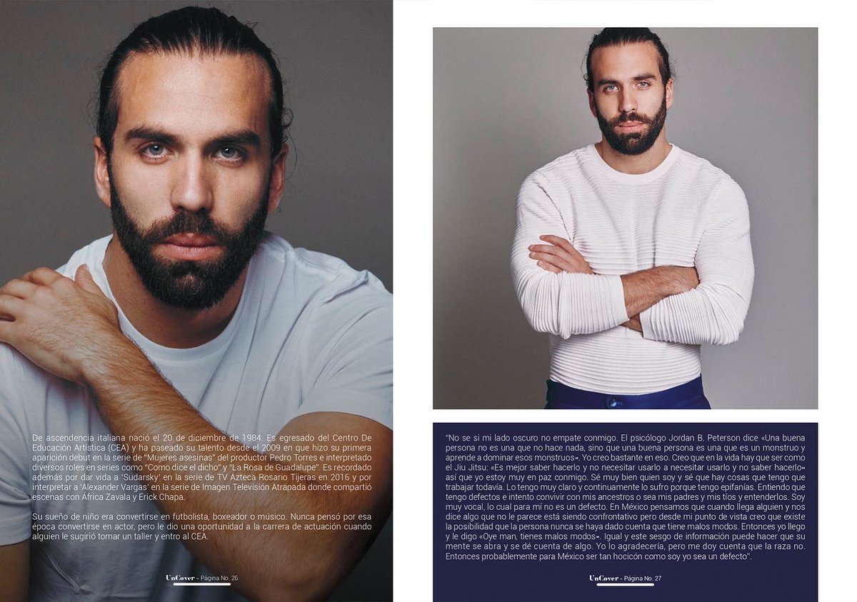 BOOKAgencyMX's tweet photo. “#QueCulpaTieneElKarma es una película que disfruté mucho. Mi personaje, Roberto, tiene la capacidad de querer y de amar de una forma muy pura”. 🫶🏼 @giuseppegamba_ en entrevista con #InFactMagazine ✨ #GiuseppeGamba #BOOKAgencyMx #BOOKPR #TalentoBOOK https://t.co/ooULEzsohU