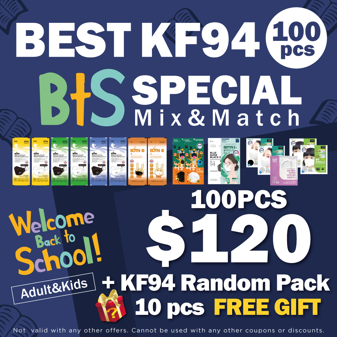 BeHealthyUSAnet's tweet photo. KF94 100pcs BtS Special Package - 100pcs mix and match (Adult and Kids) for $120 + Random Pack (10pcs) Free Gift

https://t.co/HBMbdzkaoF

#behealthyusa #behealthy #kf94 #kf94mask #facemask https://t.co/uiKkNnDaZ5