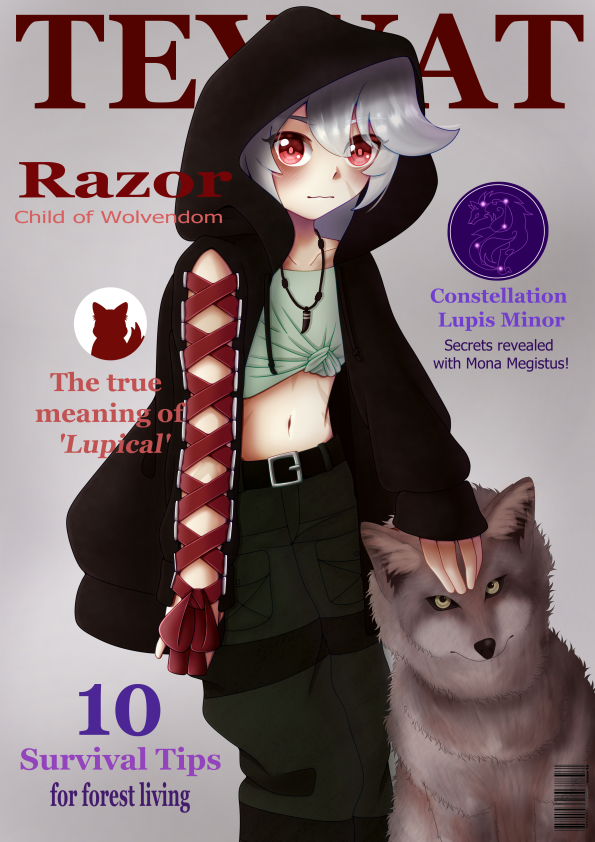 AbadeerDraws's tweet photo. Issue #12 of TEYVAT Style - Razor! https://t.co/ok4hWqzJSp