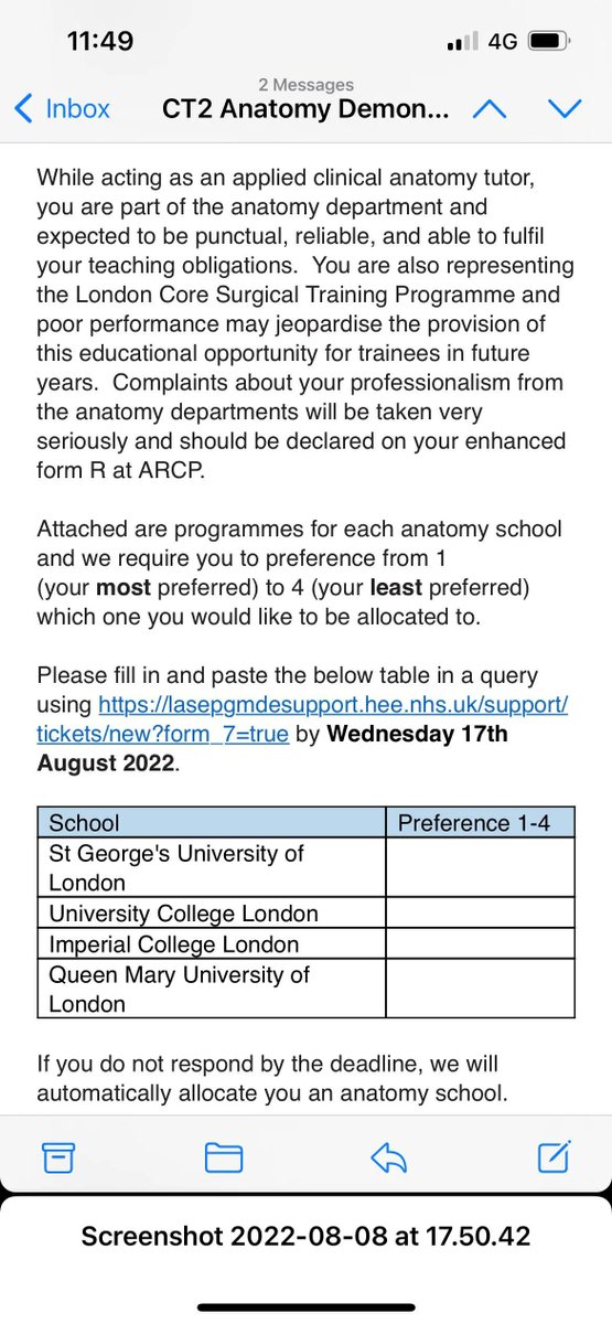 So CST doctors in London are being threatened to carry out 90hrs of mandatory unpaid anatomy demonstration..
It's time we stand up and expose these exploitative trusts.
