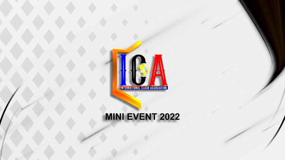 🥳 ICA is back with a new event!

🛫 As they say, time flies  🛬 

👀 We present you a small mini event in which 32 teams can participate.

✅ Register today for ICA Mini Event!
🔗Form: bit.ly/ica-mini
🔗Discord: discord.gg/SCYEqKt 

#IcaMini #ICA2022 #CR #CRleague