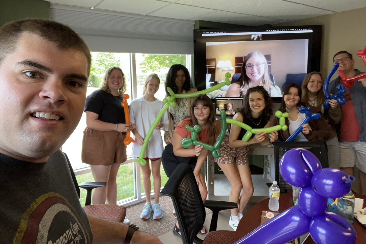 Got the balloons back out to talk about embracing new things with the <a href="/wkutalisman/">WKU Talisman</a> ed board