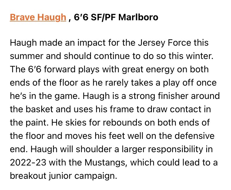 @jerseyforce_ (@jerseyforce_) on Twitter photo 📝 from <a href="/PrepHoops_NJ/">Prep Hoops New Jersey</a> on “2024 Forwards Ready to Breakout” featuring 6’7 <a href="/b_haugh25/">Brave Emanuel</a> (‘24 Marlboro), who finished the summer very strong for our U16 HGSL team, and is improving rapidly.. Brave will be one of the best Forwards/Bigs in the Shore this year #theforceway 📝 from <a href="/PrepHoops_NJ/">Prep Hoops New Jersey</a> on “2024 Forwards Ready to Breakout” featuring 6’7 <a href="/b_haugh25/">Brave Emanuel</a> (‘24 Marlboro), who finished the summer very strong for our U16 HGSL team, and is improving rapidly.. Brave will be one of the best Forwards/Bigs in the Shore this year #theforceway