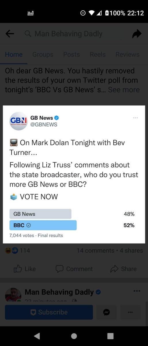 Grooovysteve's tweet photo. @GBNEWS you seem to have dropped something. https://t.co/pIfr7colSk