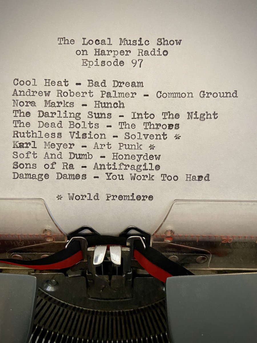 Happy National Radio Day! Celebrate with The Local Music Show tonight at 9. Here’s this week’s lineup. Tonight at 9, Sunday at 10am/9pm only on <a href="/HarperRadio/">Harper Radio WHCM 88.3FM</a> WHCM 88.3 and HarperRadio.com