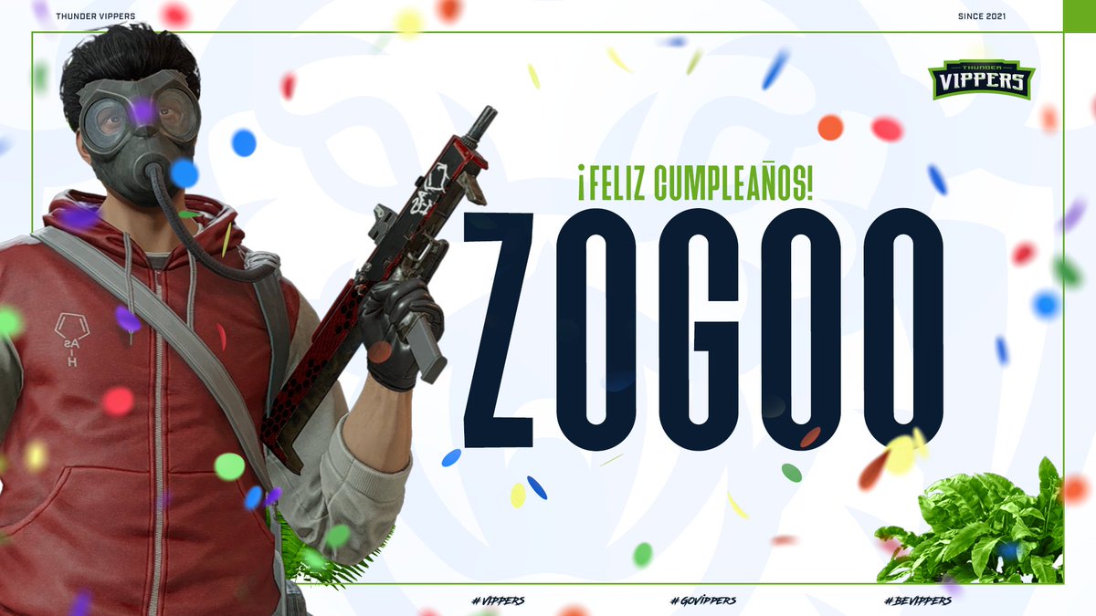 ThunderVippers's tweet photo. Hoy uno de nuestros cracks anda de festejo🥳
¡Muy feliz cumpleaños querido @ZogooR6!🎁
Esperamos que tengas una grandioso día y que esta nueva vuelta al sol sea excelente💚
#GoVippers🐍 https://t.co/CK1KB9muOf