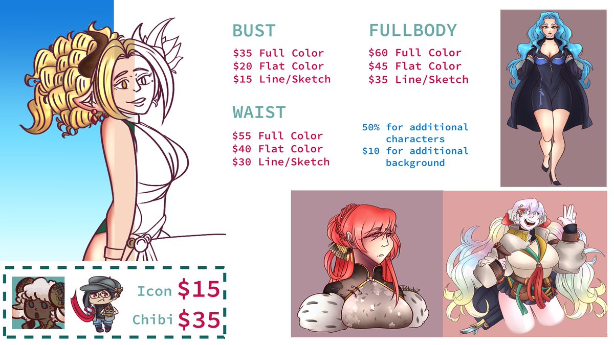 podado2's tweet photo. #commissionsopen If something isn't listed then I'm either not offering it or you can ask through dms about it! https://t.co/DcloDuEgmv