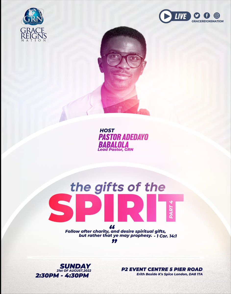 TosineFresh's tweet photo. If you are in London and need a church to worship. I invite you to Grace Reigns Nation @churchfind @Church_Finder https://t.co/P4KJYmSzaH