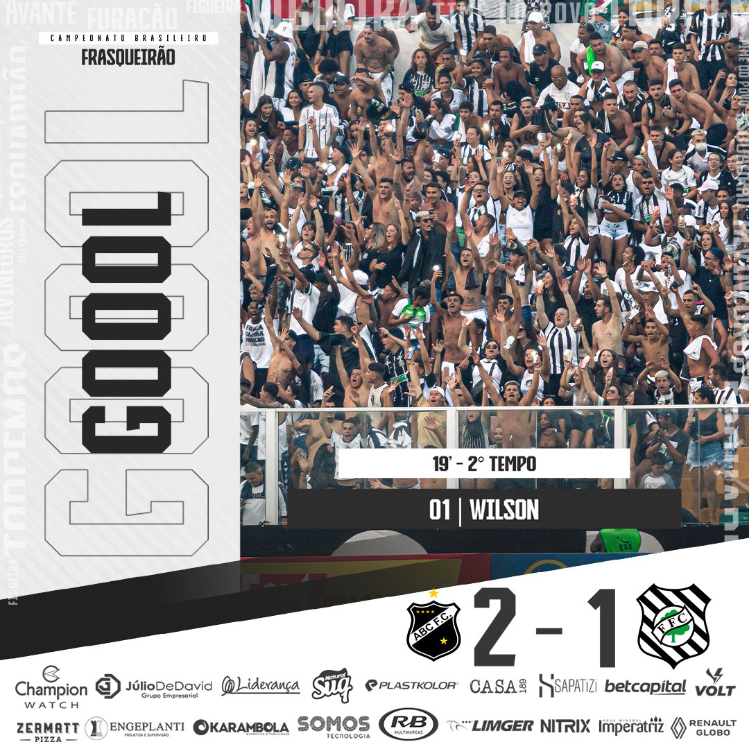 FigueirenseFC's tweet photo. ⏱️ 19' | 2T | 2x1 - GOOOOOOOOOOOOOOOOOOOOOOOOOOOOOOOOOOOOOOOOOOOOOOOL DO FIGUEIRAAAAAAAAAAAAAAAAAAAAAAAAAAAAAAAAAAAAAAAAAAAA!
⠀
WILSON!
⠀
#ABCxFIG
#CampeonatoBrasileiro https://t.co/hYIFgdfkZD