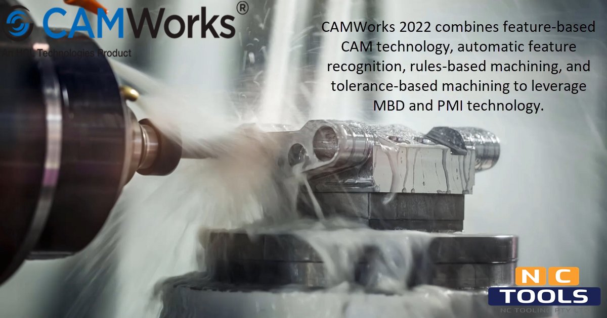 tools_nc's tweet photo. CAMWorks 2022 automates Smart Manufacturing for CNC programming and is the most advanced CAM software available on the market.
https://t.co/hjlcSrB5AO
#CAMWorks #cadcam #software #machining #programming #cnc #design #manufacturing #CAM #ncsoftware #nctools https://t.co/3Pm2xxwINB