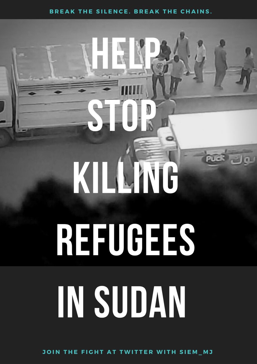 Siem_MJ's tweet photo. Eritrean Refugees are vulnerable &amp; are subjected to illegal detention, kidnappings and abuse in Sudan @UNHCRinSudan @FilippoGrandi @UNGeneva @Refugees @IOMSudan https://t.co/9VoW1prsRL