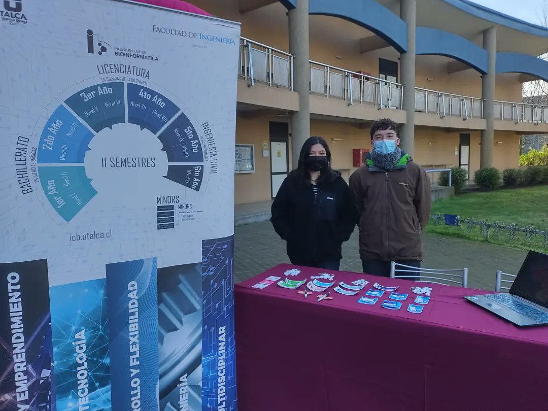 ICBUTALCA1's tweet photo. Estudiantes dan a conocer la carrera en tercer ensayo PAES 📚
 
#SomosUTalca
#UTalca 
#IngenieriaCivilenBioinformática 
#ICBUTalca
#Bioinformática https://t.co/HsD3HbK9o4