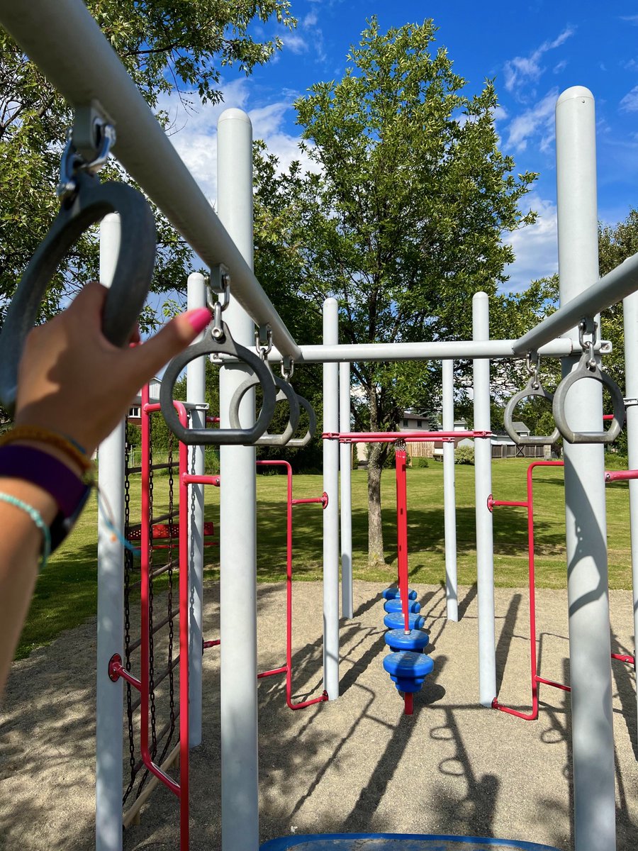 HeyItsMeMissJT's tweet photo. Bodyweight Workout. Walk To Mall. Shop. Cardio Home. #AllInADaysWork #AutumnwoodPlayground 🏁 Minnow Lake ➡️ New Sudbury ➡️ Minnow Lake 🛑 #FullCircle #GetErDone #NotABadDay #TotalBodyWorkouts #Arms #Back #Core #Legs #OutdoorFitnessAlways #SaturdayVibes 💯💪💜🛝🌳🏃‍♀️🧡☀️ https://t.co/zWgCd2ZVTK